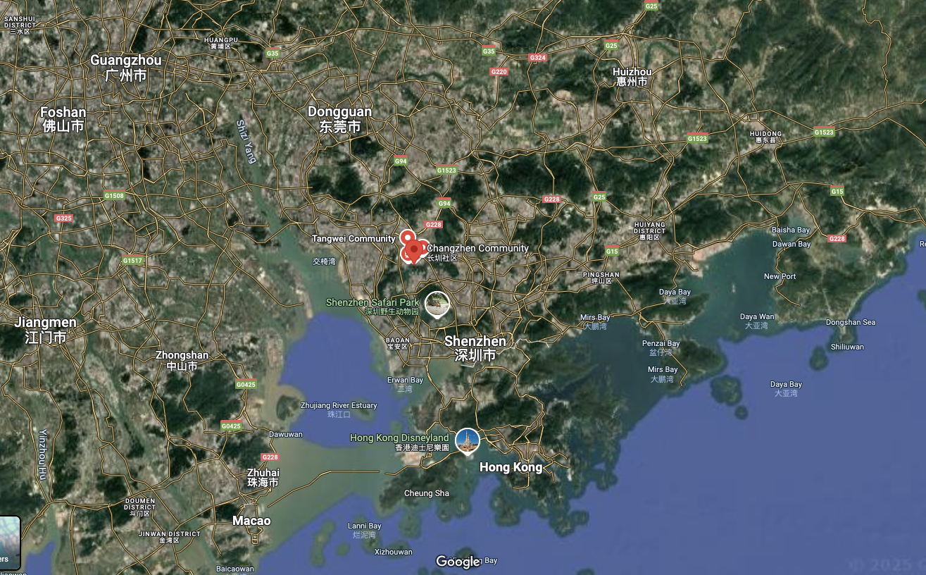 Map location